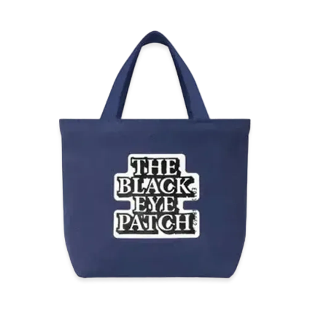 Black Eye Patch OG Label Tote Bag Small "Navy"