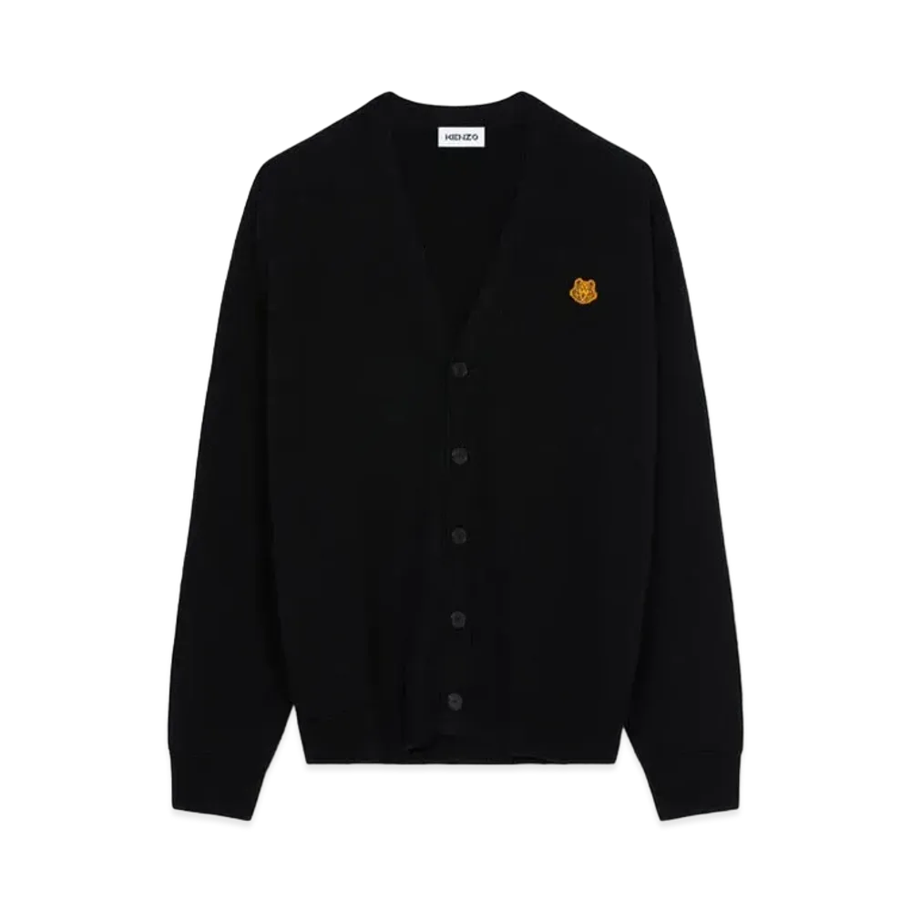 KENZO Cardigan Tiger Crest "Black"