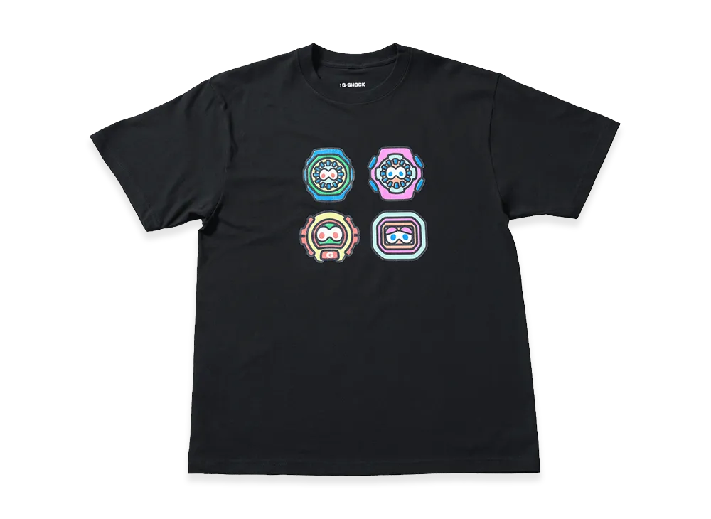 Casio G-Shock x NIGO Four Face Simple T-Shirt Black "Black"