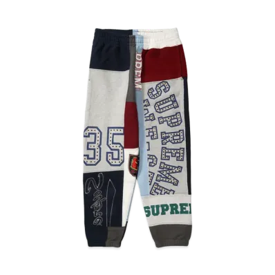 Supreme Patchwork Sweatpant "Navy"