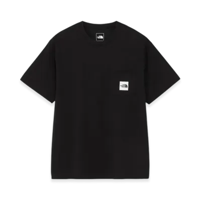The North Face Short Sleeve Square Logo Pocket Tee "Black"