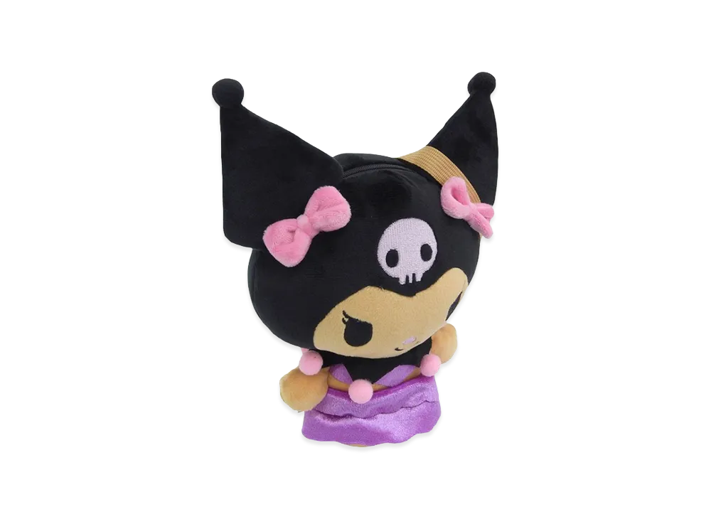 Sanrio Women's Suntan Mascot Shoulder Bag Kuromi "Purple"