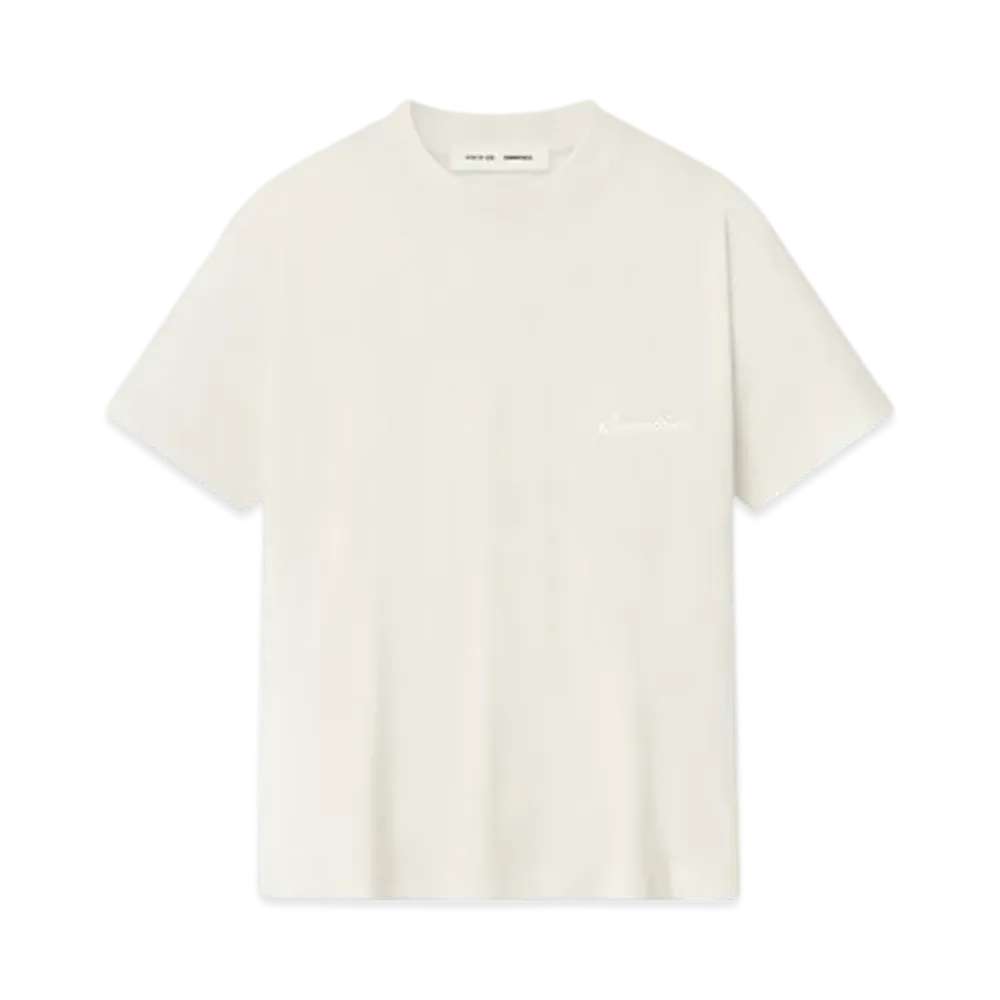 FEAR OF GOD ESSENTIALS Kids Embroidered Essential Tee "Ivory"