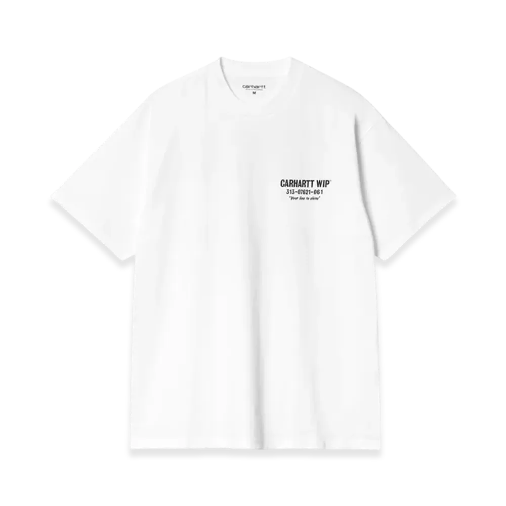 Carhartt WIP Less Troubles T-Shirt "White/Black"