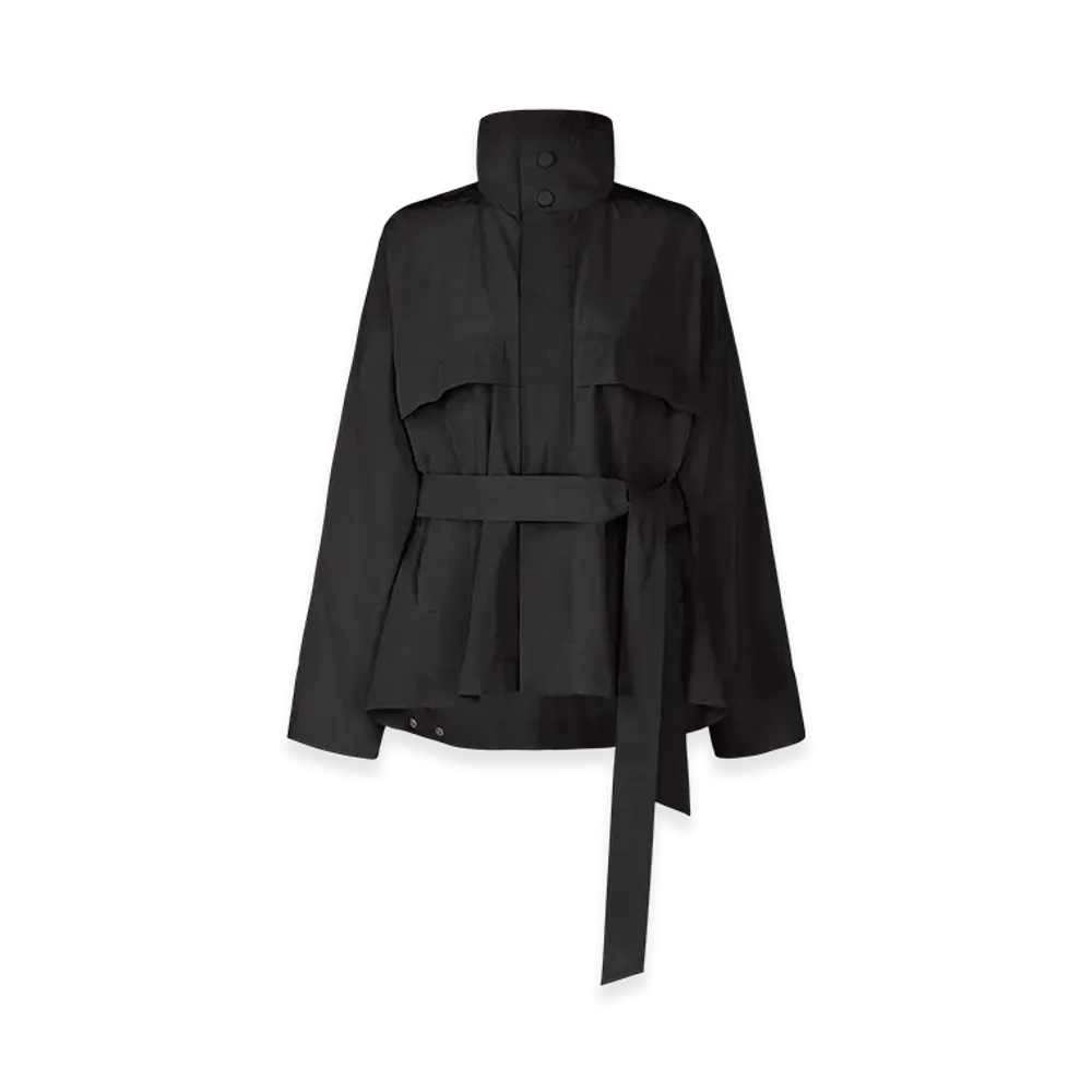 ISSEY MIYAKE Crumpled U "Black"