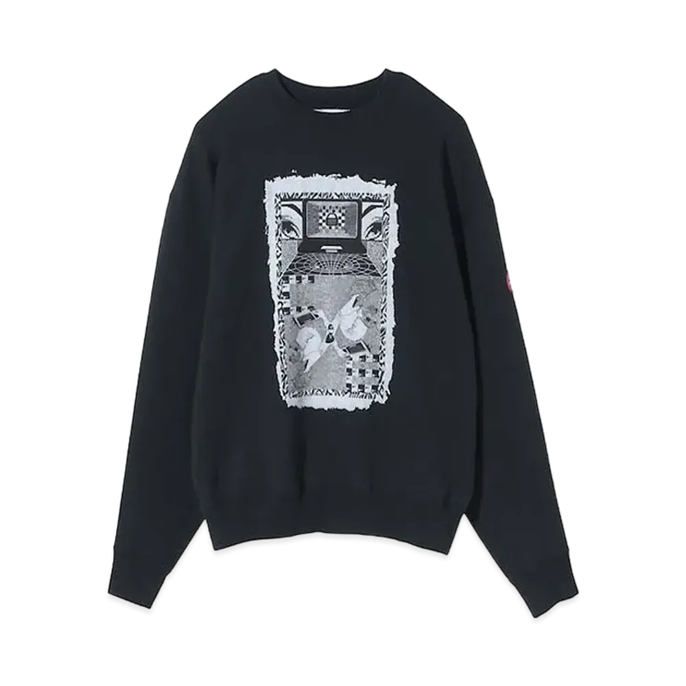 Cav Empt (C.E) MD SECURITY CREW NECK "Black"