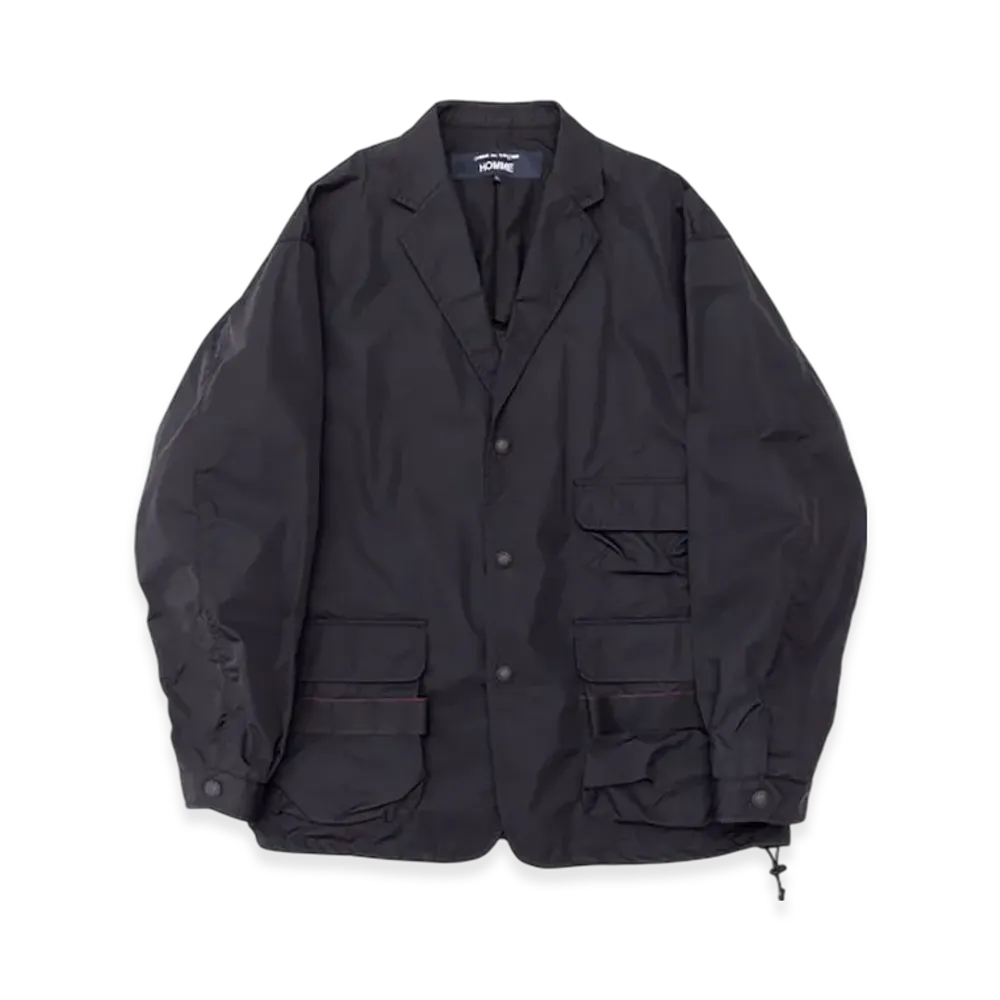 COMME des GARCONS HOMME Nylon Taffeta Jacket "Black"