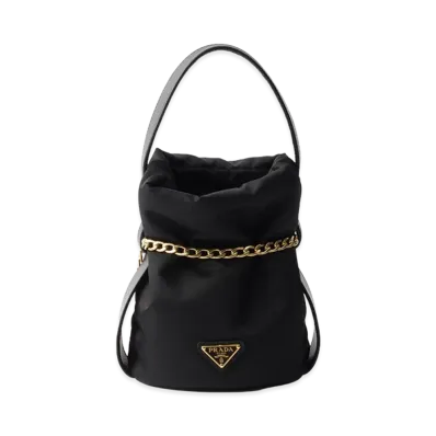 PRADA Women's 'Petit Sac' Bucket Handbag "Black"