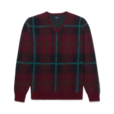 Noah Plaid Mohair Sweater "Multi"