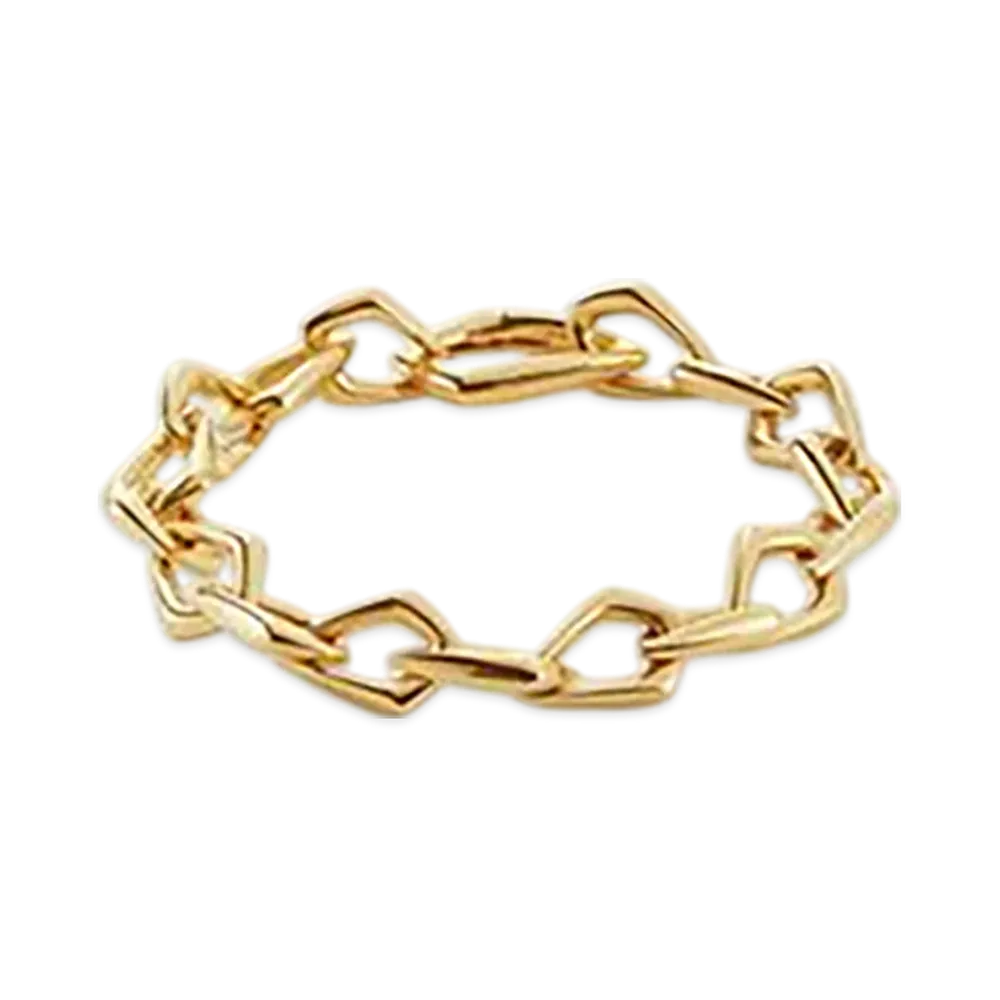 Bottega Veneta Fin Chain Necklace "Yellow Gold"