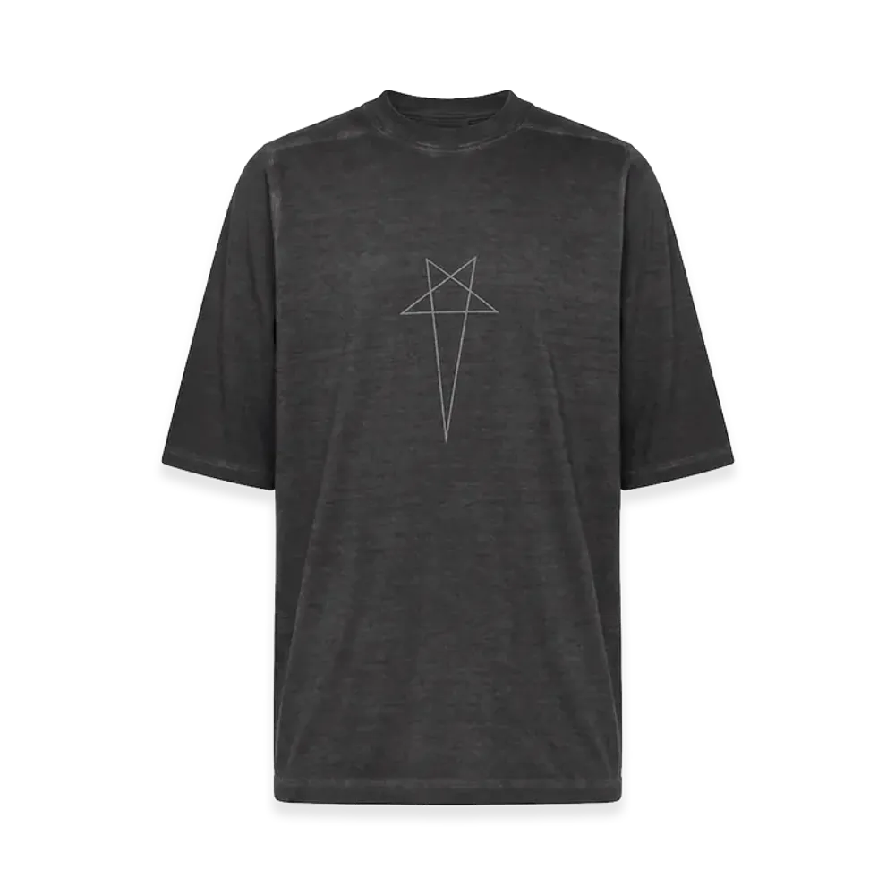 Rick Owens DRKSHDW T-Shirt "Faded Black/Silver"