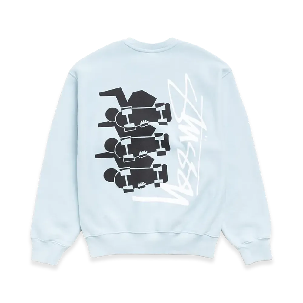 Stussy Skate Stack Crew "Sky Blue"