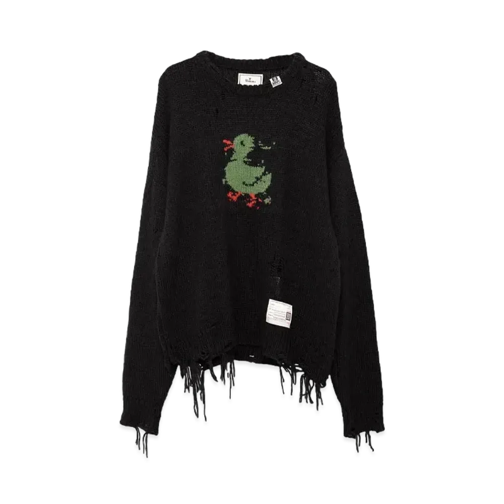 Maison MIHARA YASUHIRO Duck Knit Sweater "Black"