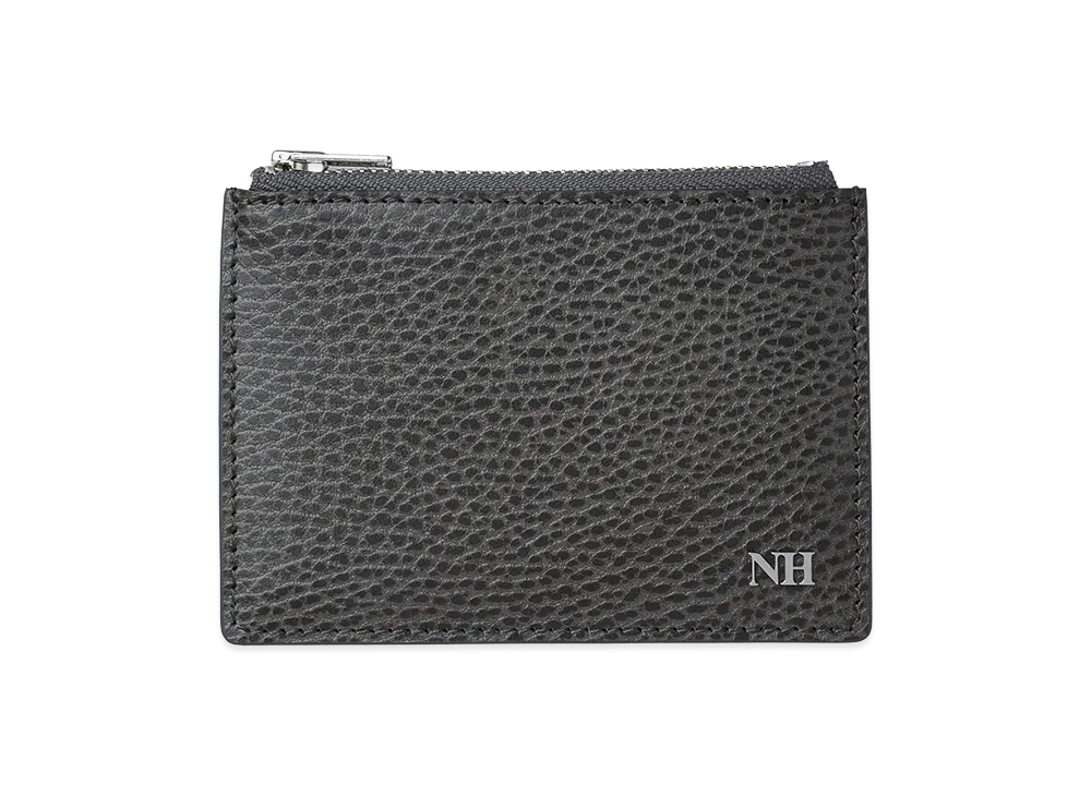 NEIGHBORHOOD Leather Card Case "Gray"