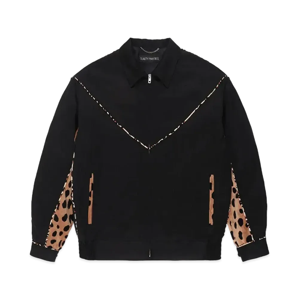 WACKO MARIA Leopard Western Jacket "Black"
