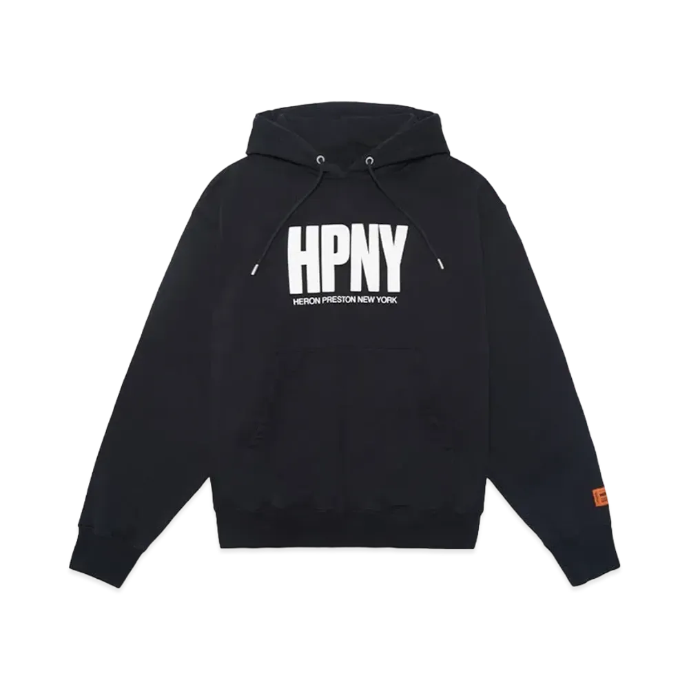 HERON PRESTON REG HPNY HOODIE "BLACKxWHITE"