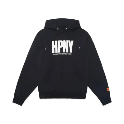 HERON PRESTON REG HPNY HOODIE "BLACKxWHITE"