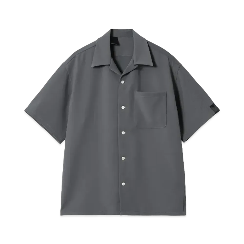 N.HOOLYWOOD Half Sleeve Shirt "Charcoal"