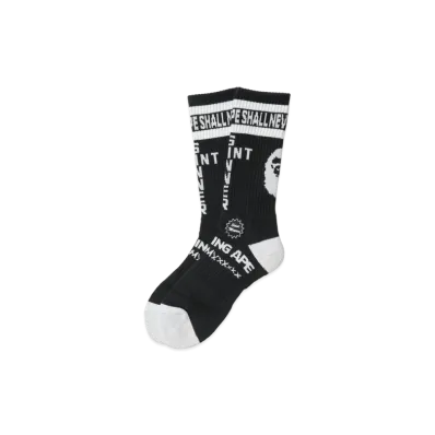 SAINT Mxxxxxx x A BATHING APE Socks "Black" SM-YS8-0000-C37