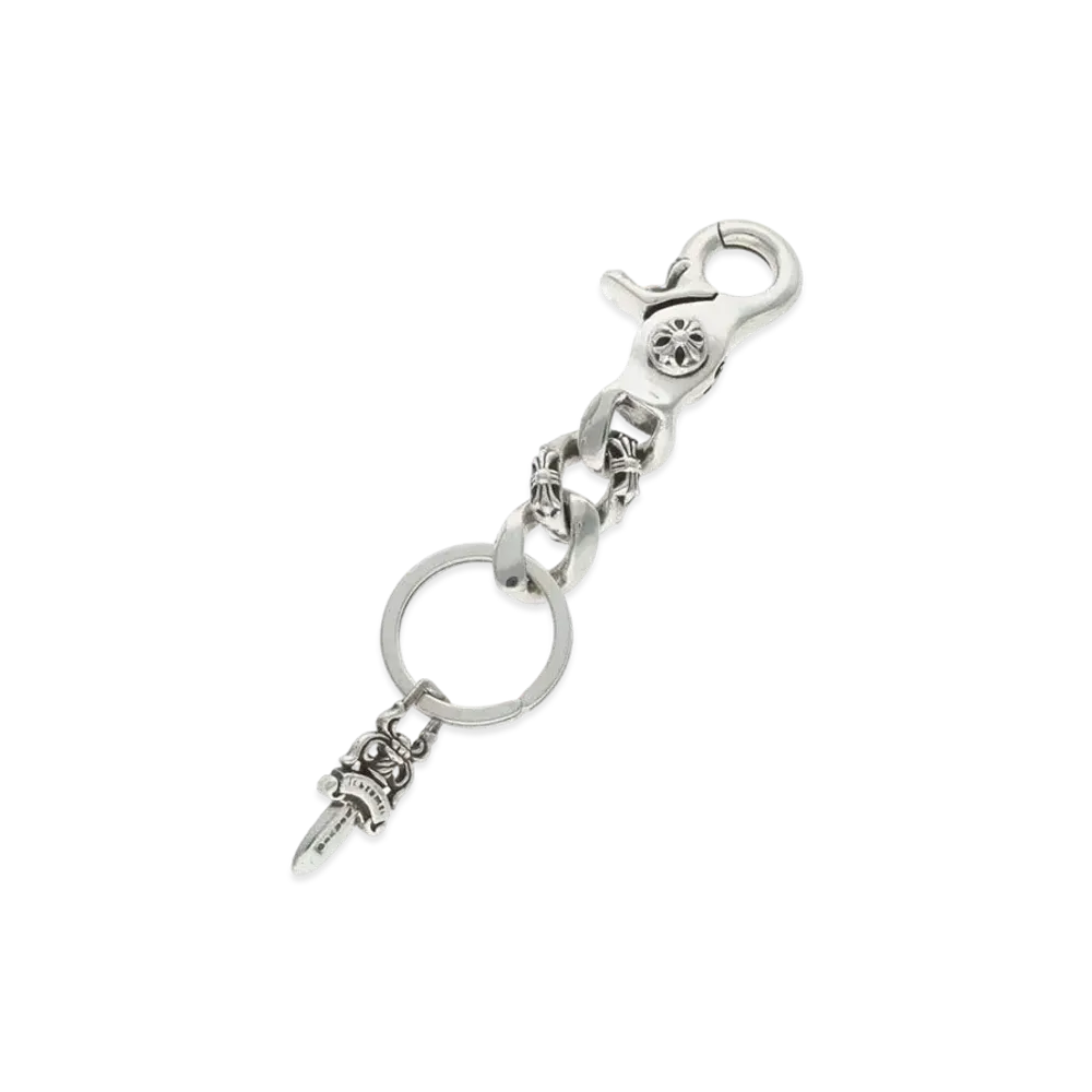 Chrome Hearts Fancy Link Key Chain Short "Silver"