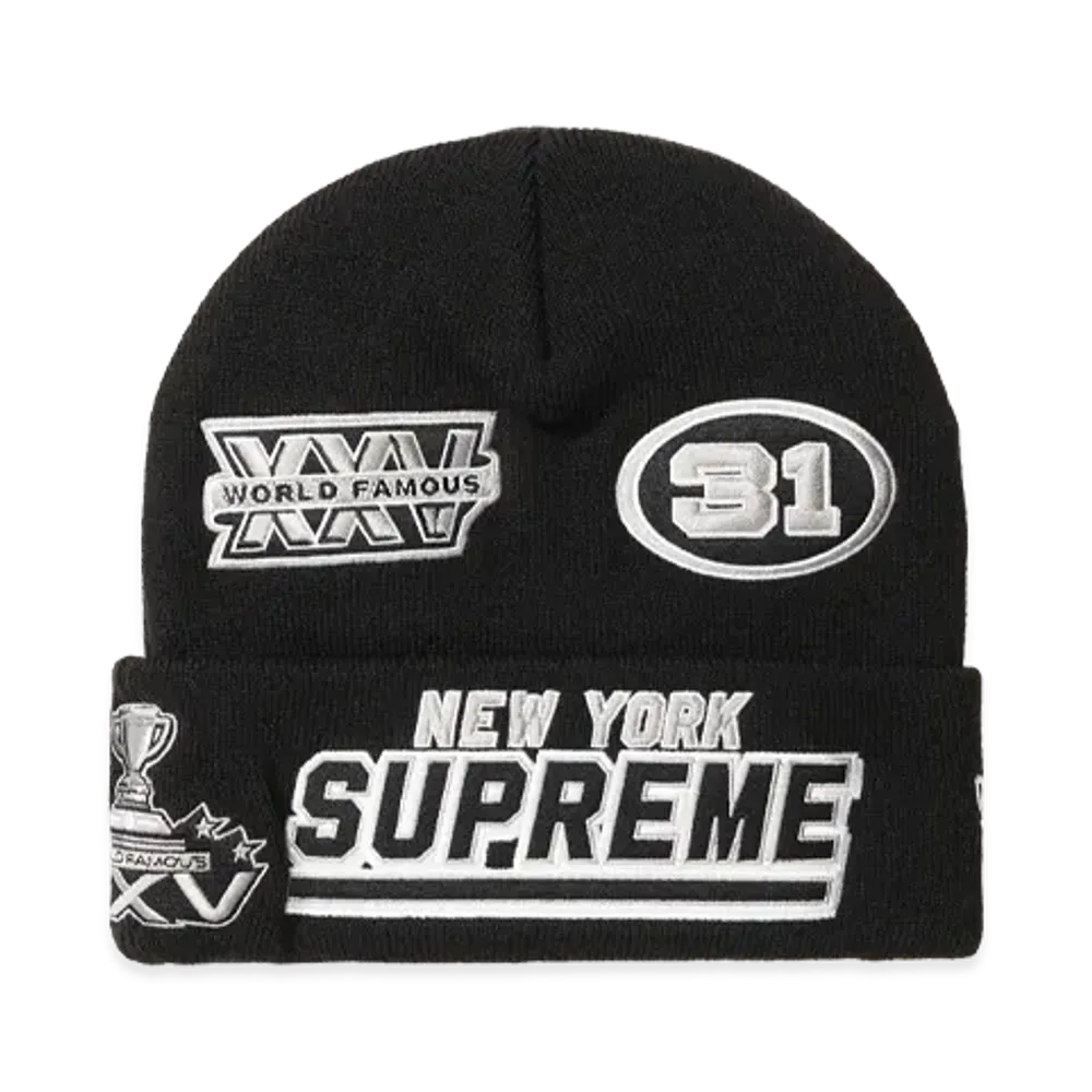 Supreme Spitfire Beanie ブラック Supreme x Spitfire Beanie 