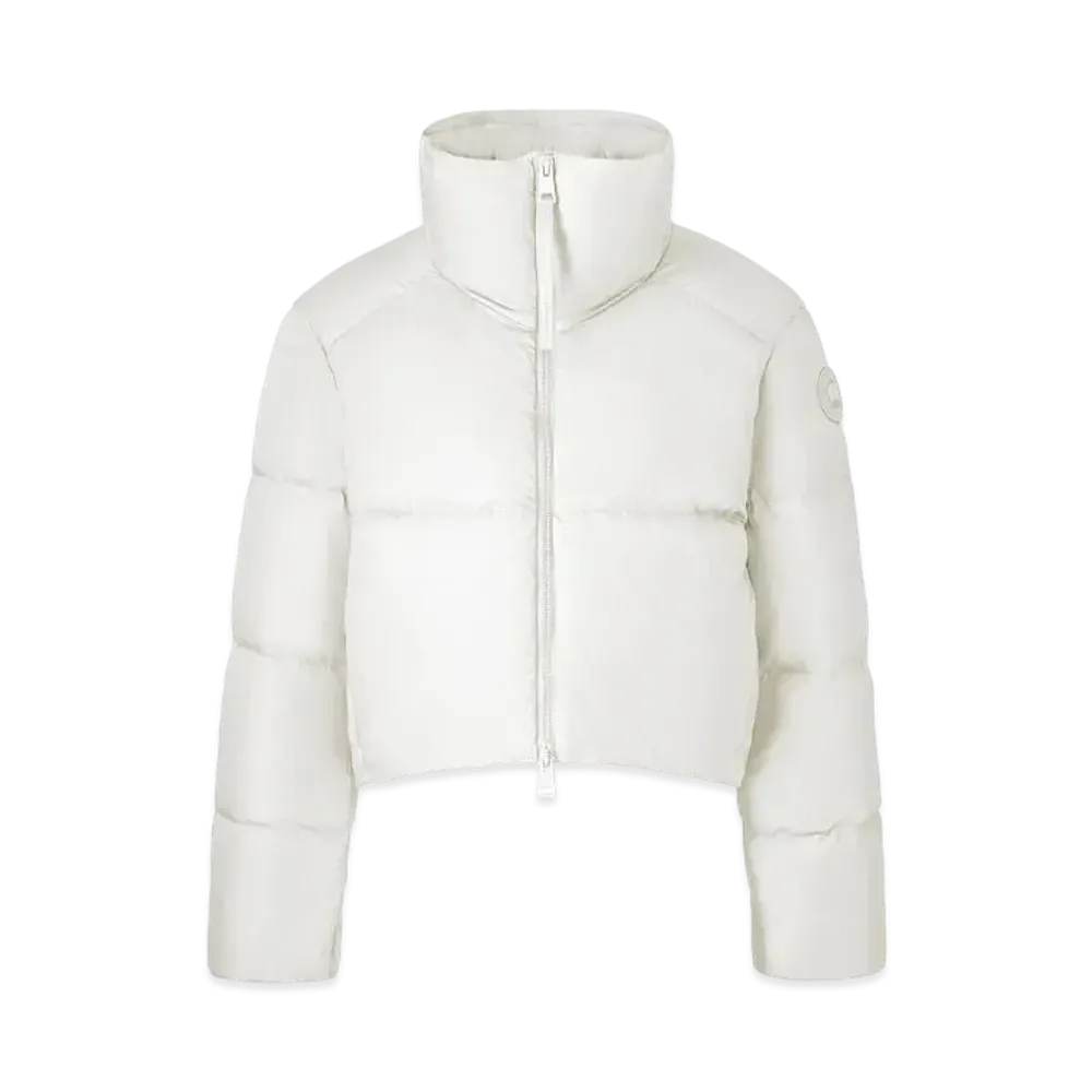 CANADA GOOSE Garnet Cropped Puffer "North Star White"