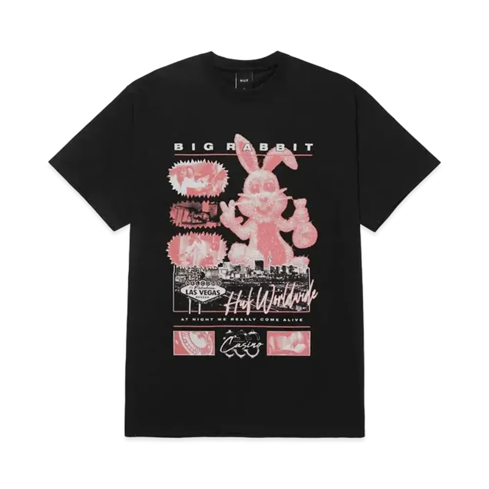 HUF x FREDDIE GIBBS Night Alive Washed Tee "Black"