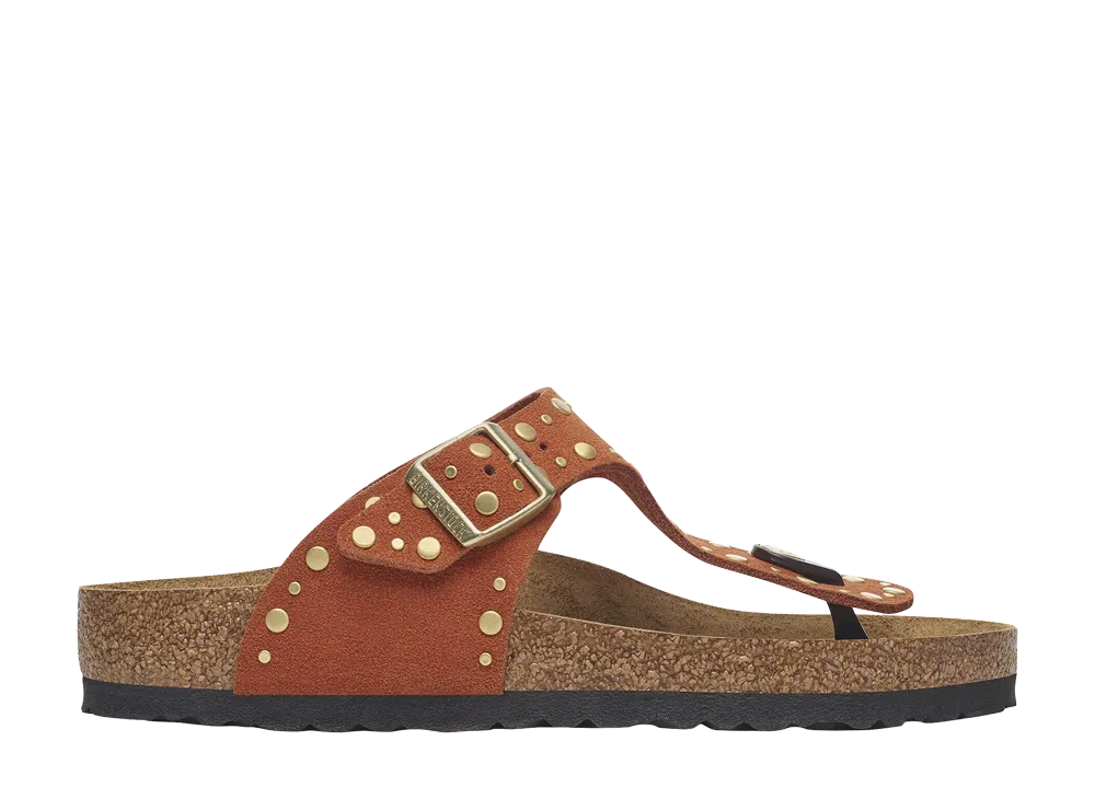 BIRKENSTOCK Women's Gizeh Rivet "Dark Rust"