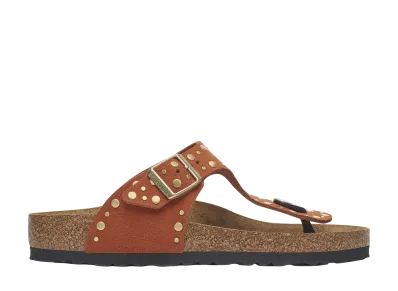 BIRKENSTOCK Women's Gizeh Rivet "Dark Rust"