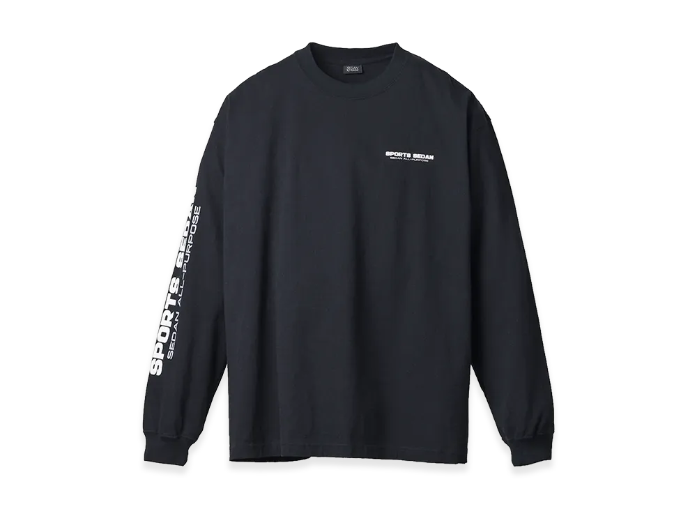 SEDAN ALL-PURPOSE Sports Logo L/S Tee "Black"