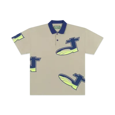 DENIM TEARS DT Pique Polo "Grey"