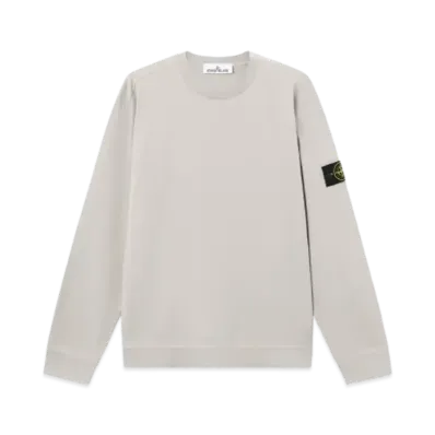 Stone Island Compass Patch Sweatshirt "Pearl Grey"