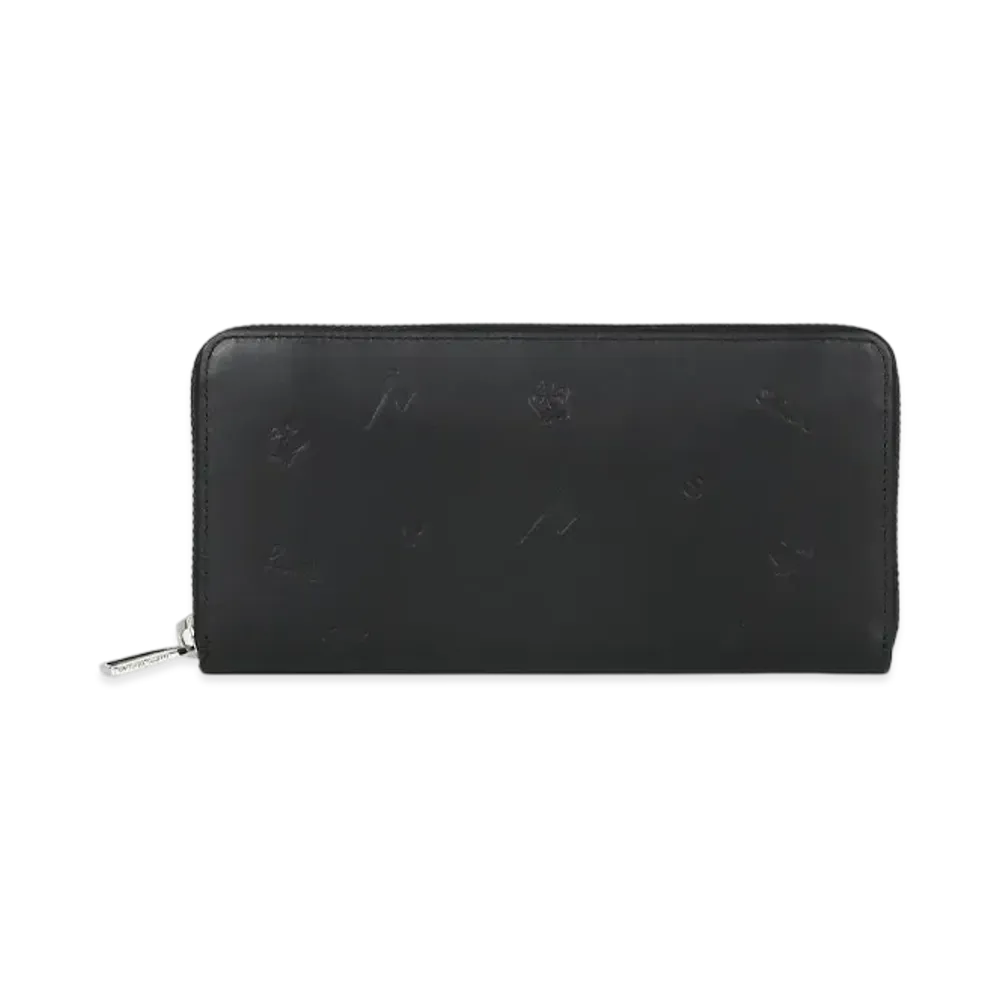 Paul Smith PS Drawing Round Zip Long Wallet "Black"