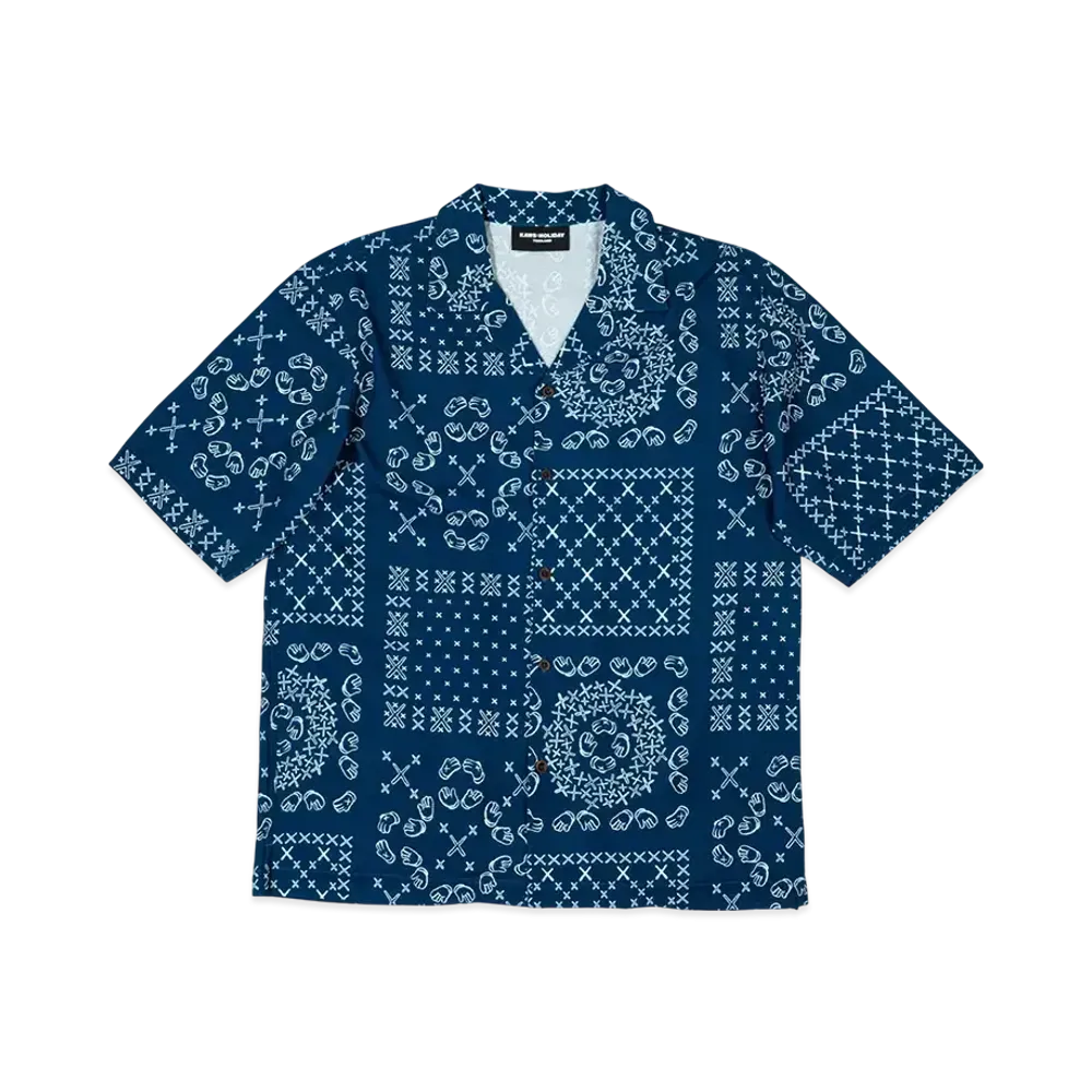 KAWS HOLIDAY Thailand Summer Shirt "Navy"