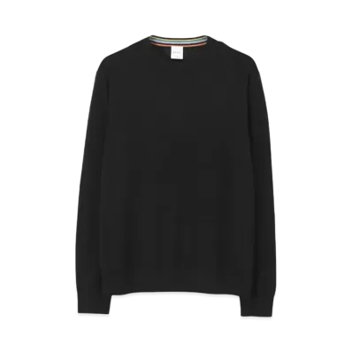 Paul Smith Fine Gauge Crew Neck Knit "Black"