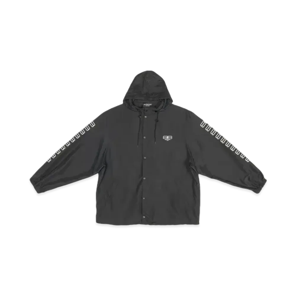 BALENCIAGA Men's Short Windbreaker "Black"