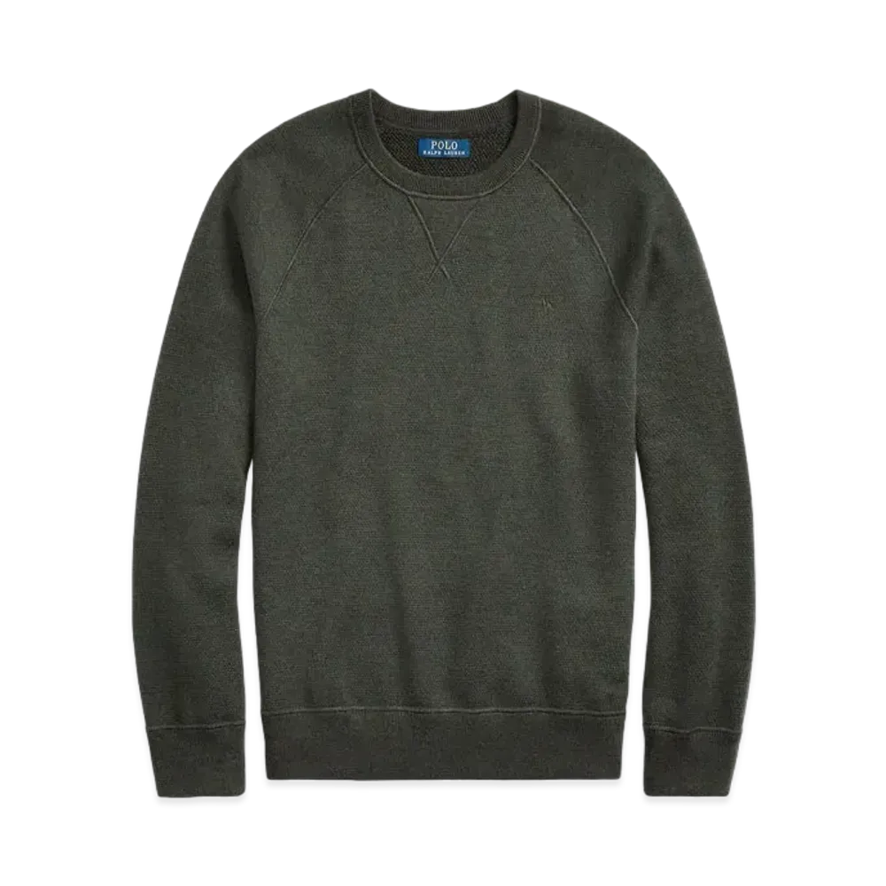 Polo Ralph Lauren Slim Fit Textured Washable Wool Sweater "Green"