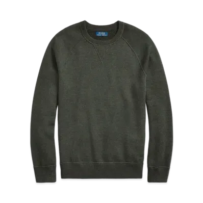 Polo Ralph Lauren Slim Fit Textured Washable Wool Sweater "Green"