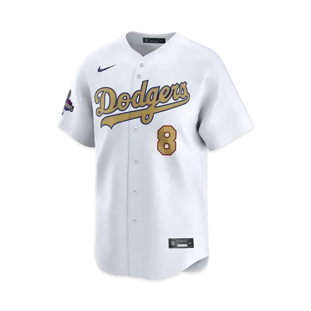 MLB Los Angeles Dodgers 2025 Gold Collection Men's Enrique Hernandez Nike Limited Jersey "White"