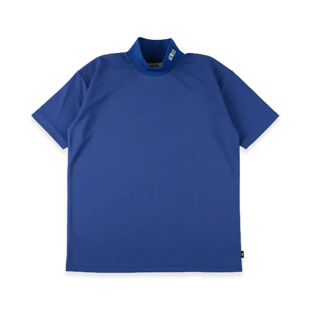 WIND AND SEA Mock Neck S/S Tee "Blue"