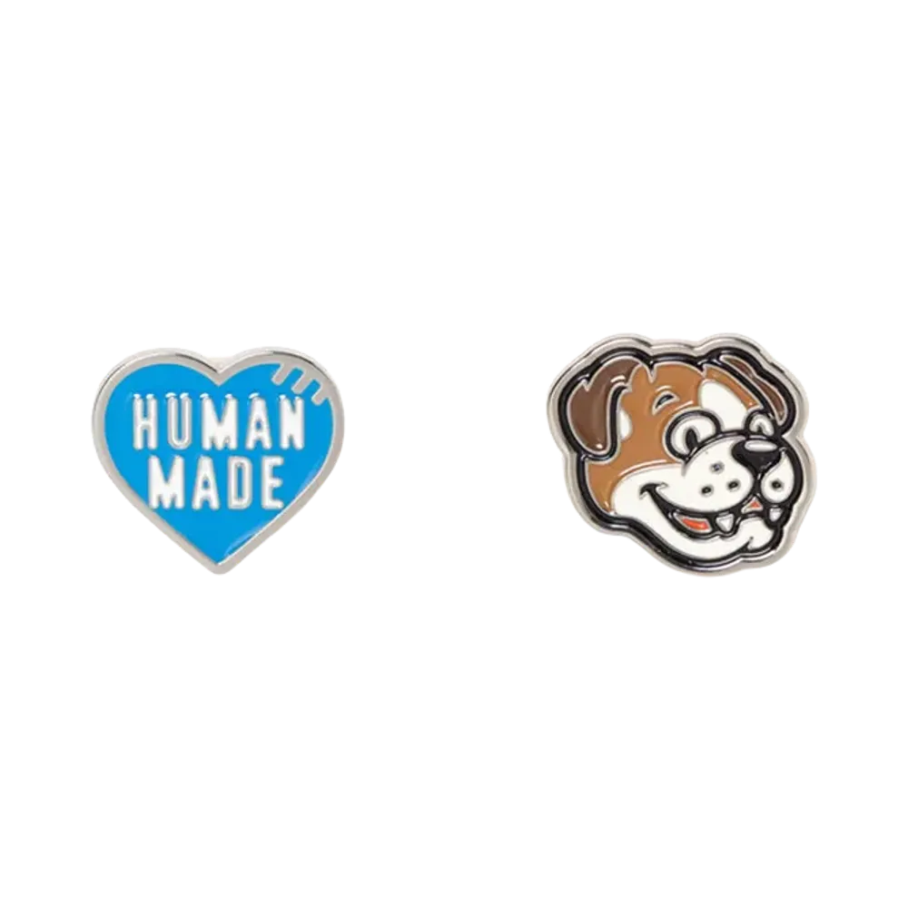 HUMAN MADE Pins Set "Blue"