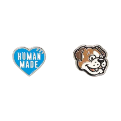 HUMAN MADE Pins Set "Blue"
