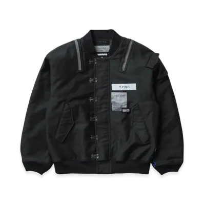 NEIGHBORHOOD x Yohji Yamamoto POUR HOMME A-1 Deck Jacket Mod "Black"