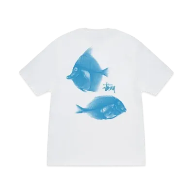 Stussy X-Ray Fishin Tee "White"