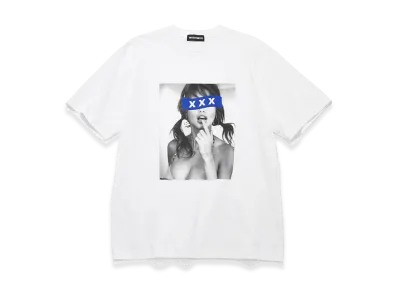 GOD SELECTION XXX Blue Box Logo Monochrome Photo Tee GX-S26-ST-13 "White"