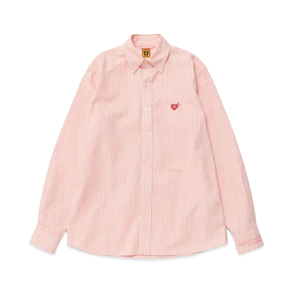 HUMAN MADE STRIPED BD SHIRT "Pink"