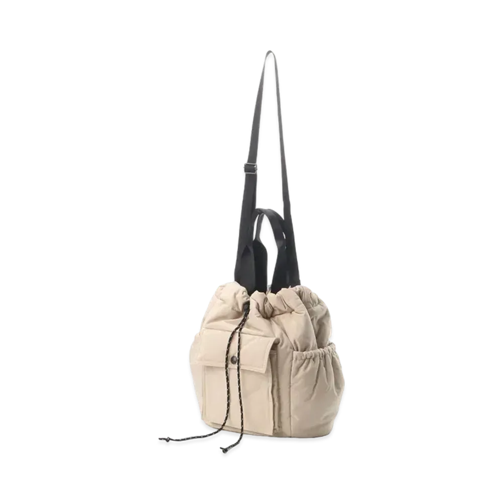 Yohji Yamamoto Y's PY MEMORY WEATHER INSULATED PURSE STYLE BAG "Beige"