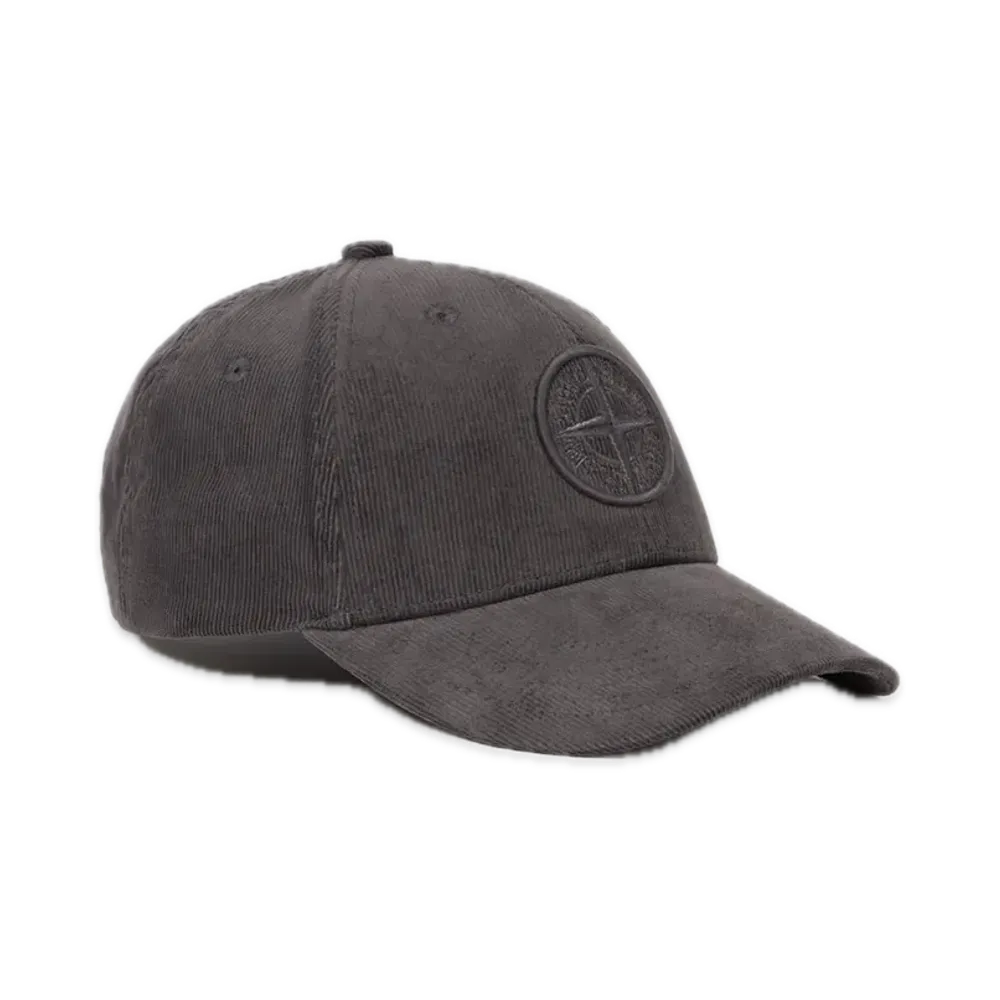 Stone Island 9100996 Cotton Micro-Corduroy "Charcoal Gray"