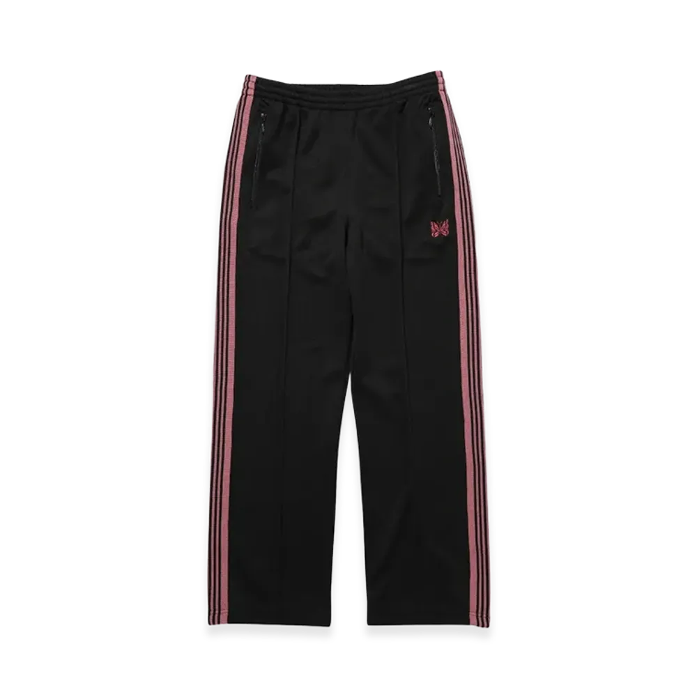 NEEDLES Straight Track Pants Poly Smooth "Black"