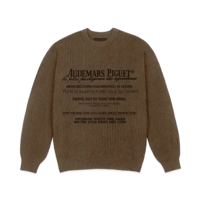 Travis Scott Cactus Jack x Audemars Piguet Knitted Sweater "Brown"